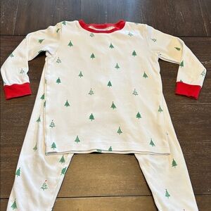 Bella Bliss Christmas Trees 2-Piece Cotton Pajama Set
